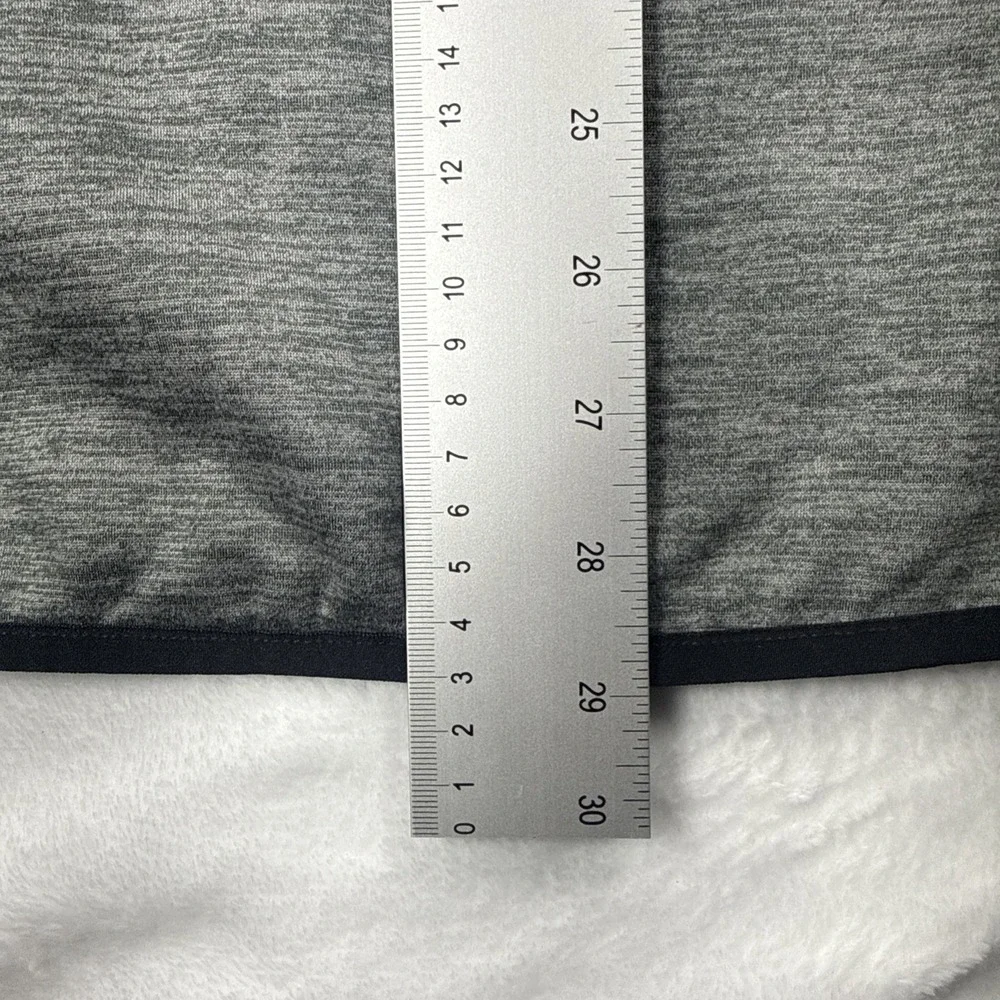 North Face Canyonlands Mens XL Gray Fleece Lined 1/4 Zip Pullover NF0A3SO7